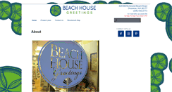 Desktop Screenshot of beachhousegreetings.com