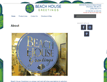 Tablet Screenshot of beachhousegreetings.com